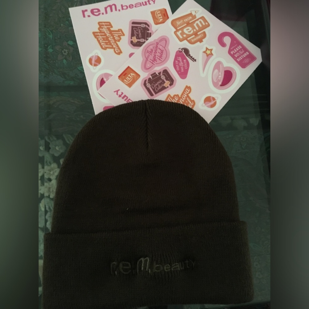 REM Beauty Beanie + Stickers